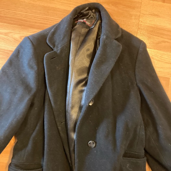 London fog trench coat Womens size 12 felt style - Picture 6 of 8